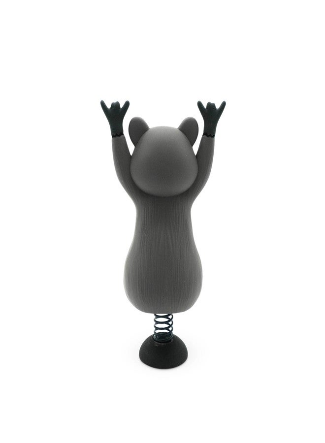 GOOFBALLS Dashboard Dancer - Funny Bobblehead Car Ornament - Hilarious Animal Figurine for Desk, Office, or Vehicle - Novelty Gag Gift for Friends, Family & Coworkers - Rock n Roll Raccoon - Image 5